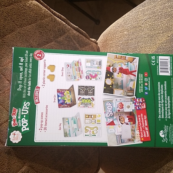 The Elf on the Shelf Insta-Moment Pop-Ups Elves at Play New Spa Drum Donut Shop - Picture 3 of 3